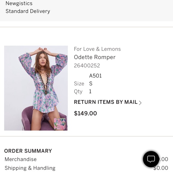 For Love And Lemons Other - NWT For Love & Lemons romper-play suit!